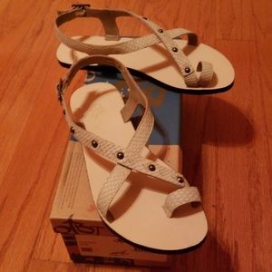 (New) OTBT Studded Leather Toe Sandal